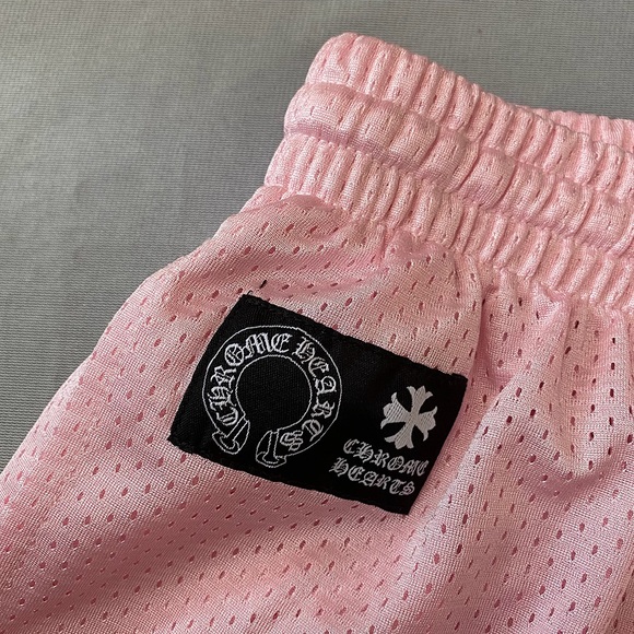 Chrome Hearts Breathable Mesh Track Pants Pink Mens - Picture 3 of 7